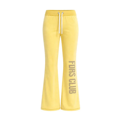 FDR Women’S Candy Color Long Sleeve Top, Tank Top and Low Rise Flare Pants Set, Fitted Y2K Casual Matching Three-Piece Outfit